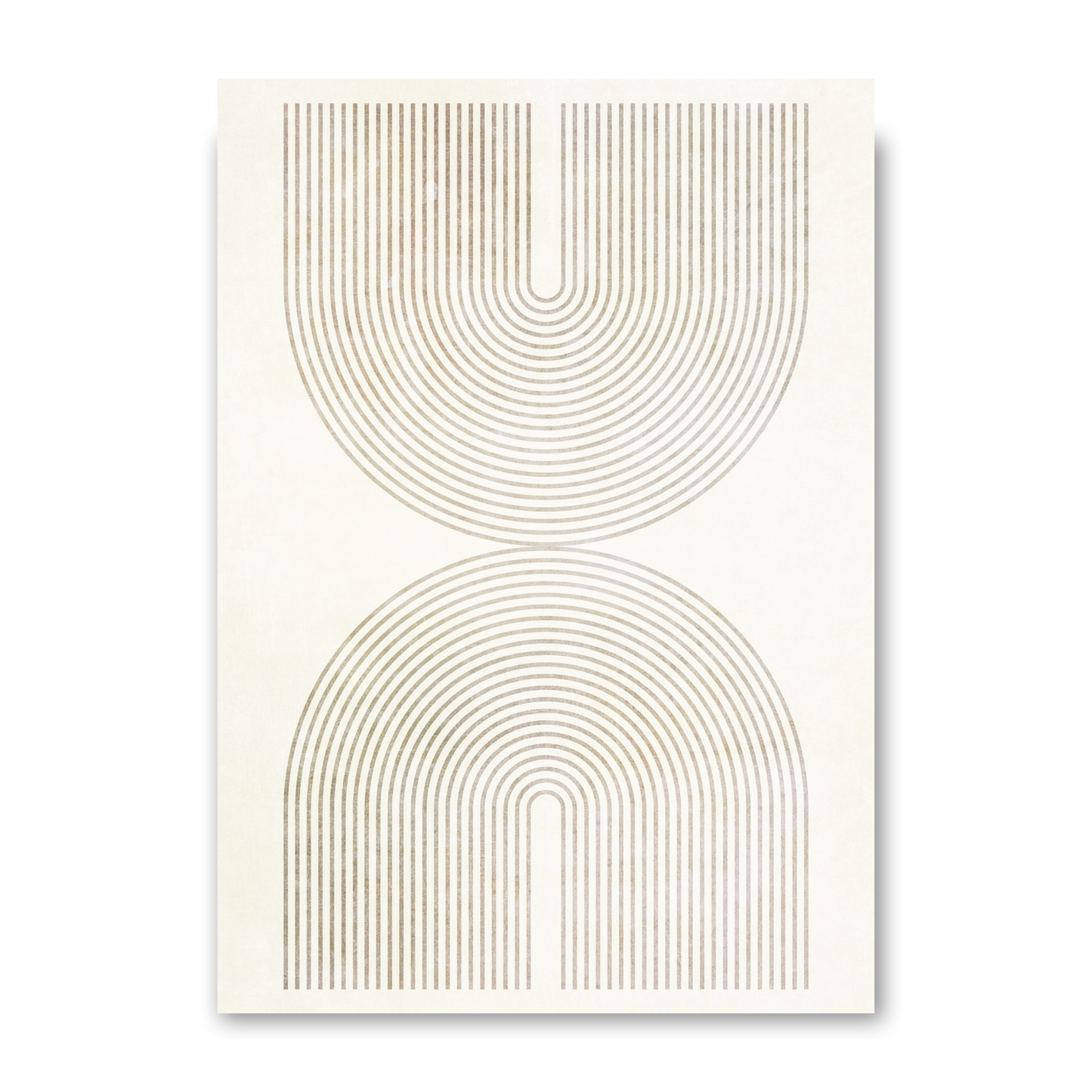 Set of 2 Neutral Mid Century Prints B by Print Punk Studio