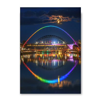 Two Bridges and a Moon by Steven Robinson