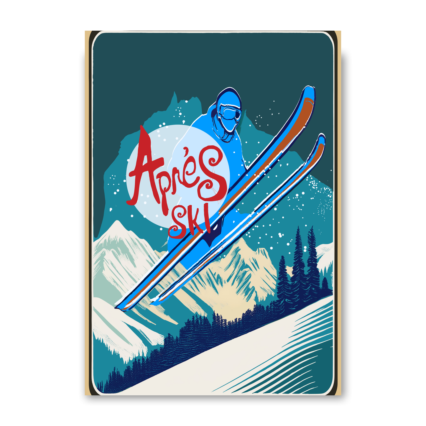 Vintage Ski Apres by Cartissi