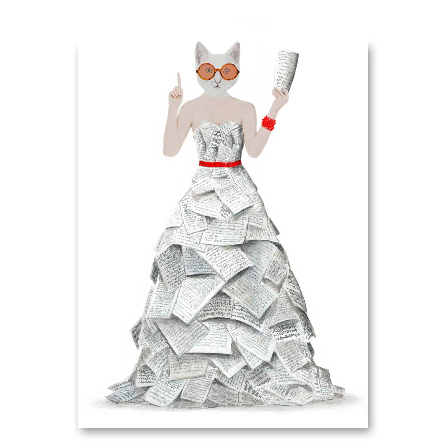 Poetry Cat by Coco Deparis