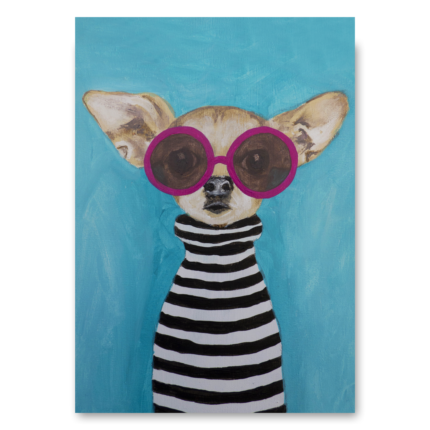 Stripy Chihuahua by Coco Deparis