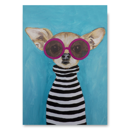 Stripy Chihuahua by Coco Deparis