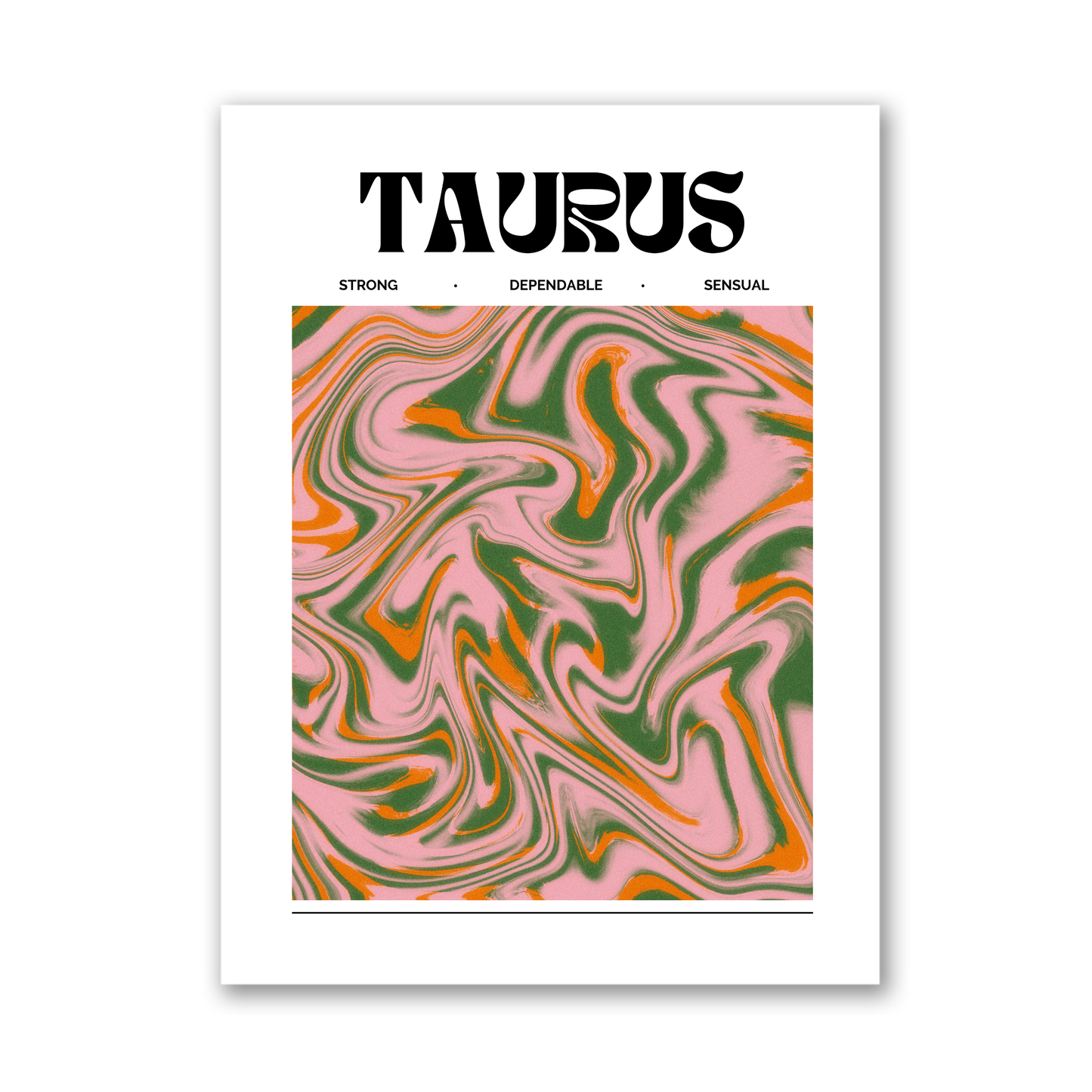 Taurus Star Sign by Athena Art