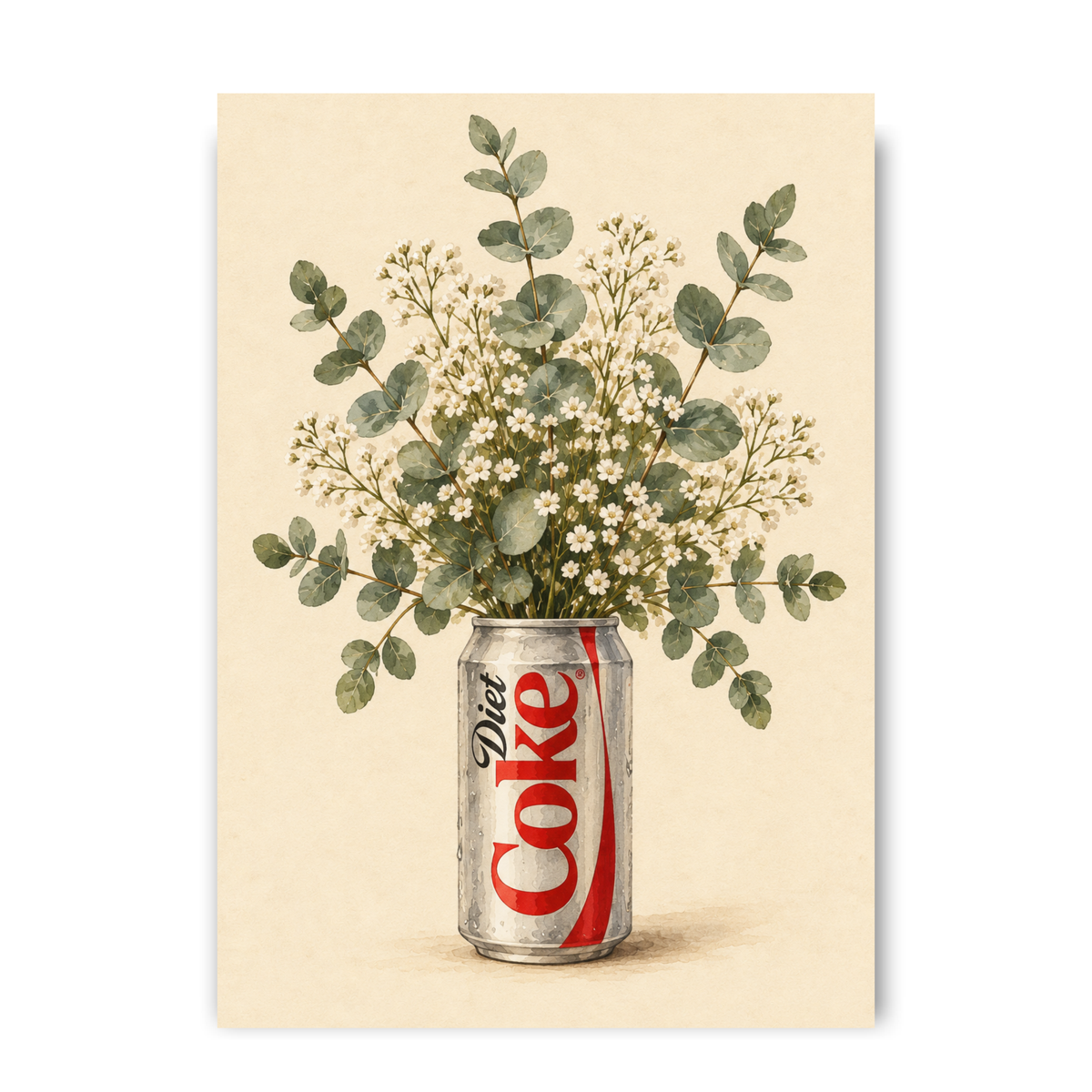 Diet Coke Botanical by Print Studio By Anya