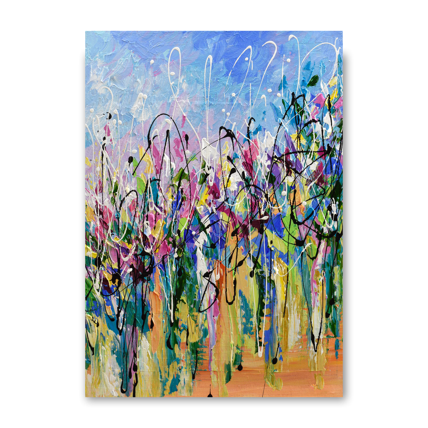 Abstract Flowers 2 by Olga Tkachyk