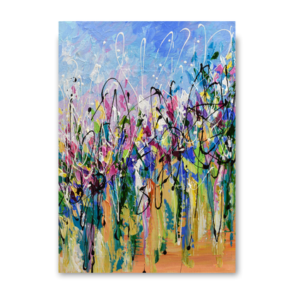 Abstract Flowers 2 by Olga Tkachyk
