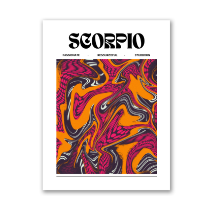 Scorpio Star Sign by Athena Art