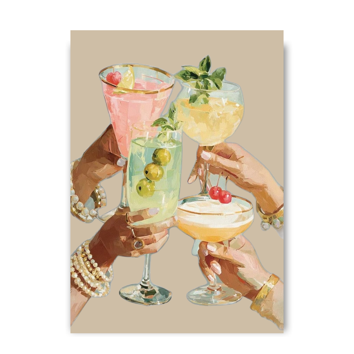 Cheers by Anya by Print Studio By Anya