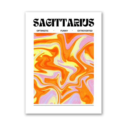 Sagittarius Star Sign by Athena Art