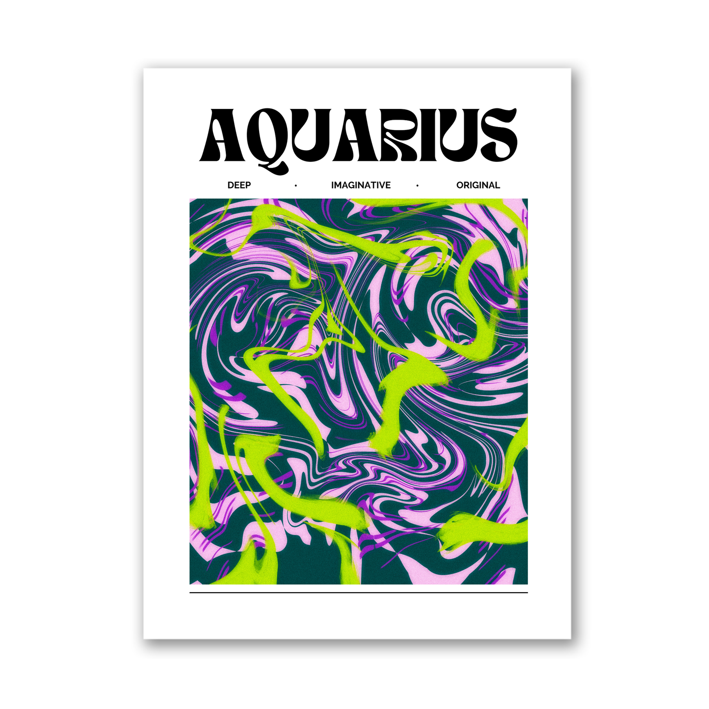 Aquarius Star Sign by Athena Art