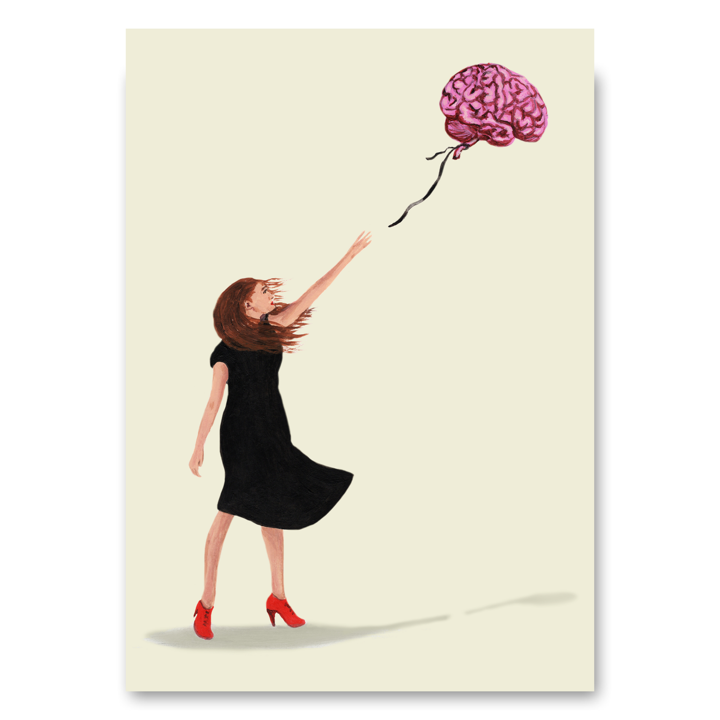 Banksy Inspired Brain Balloon by Coco Deparis