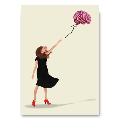 Banksy Inspired Brain Balloon by Coco Deparis