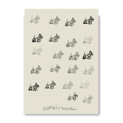 Scottish Terrier Grid by Cartissi
