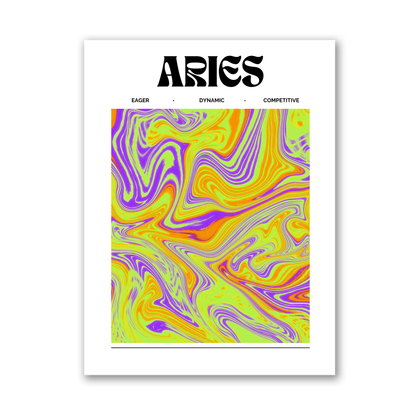 Aries Star Sign by Athena Art