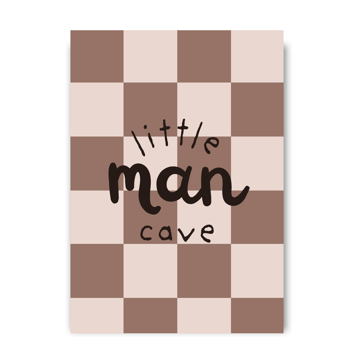 Little Man Cave by Print Studio By Anya