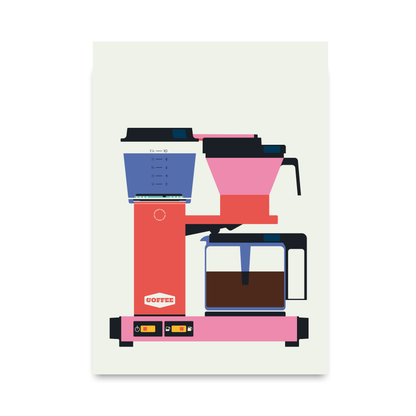 Pastel Coffe Maker by Bo Lundberg