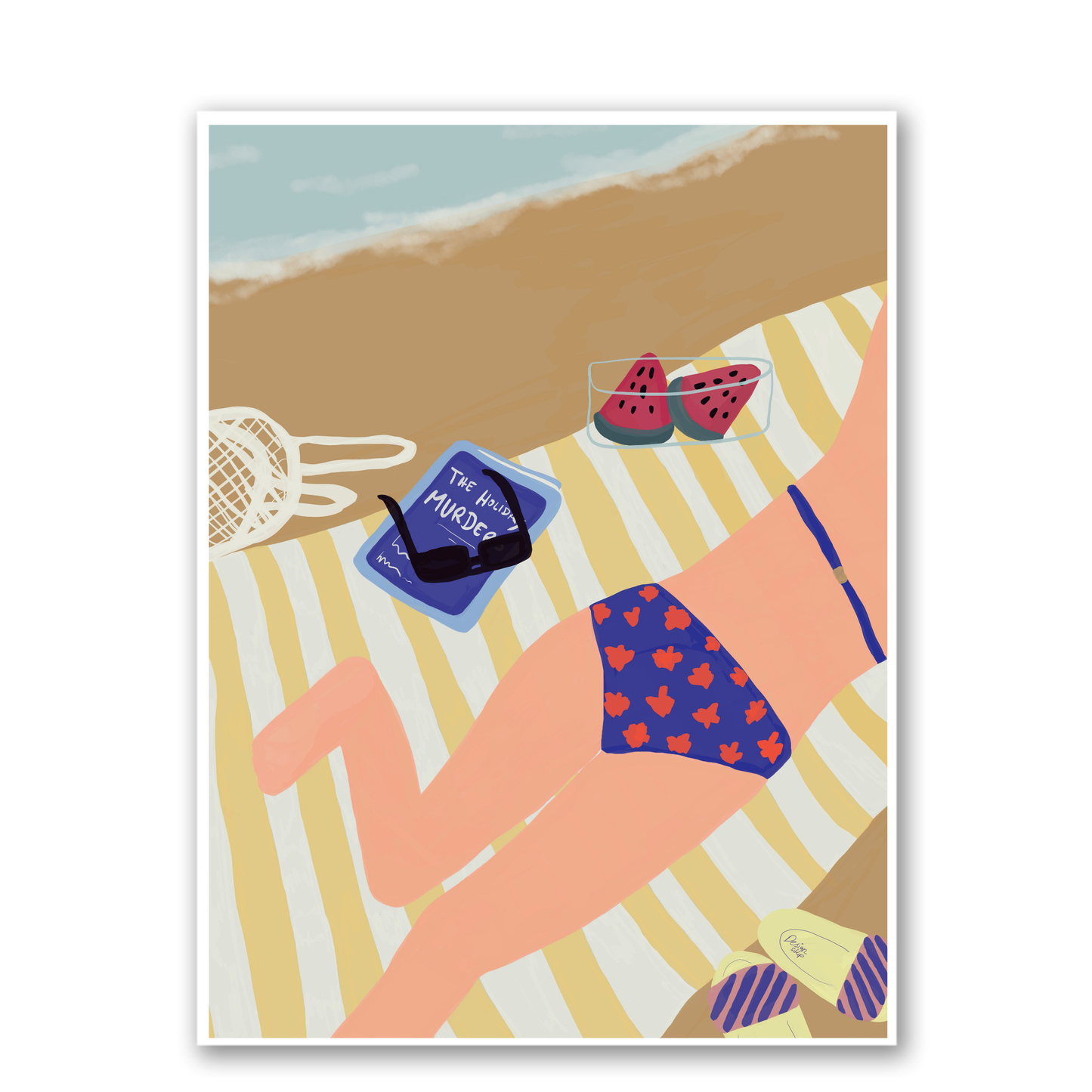 Beach Bum by Alix Campbell Art