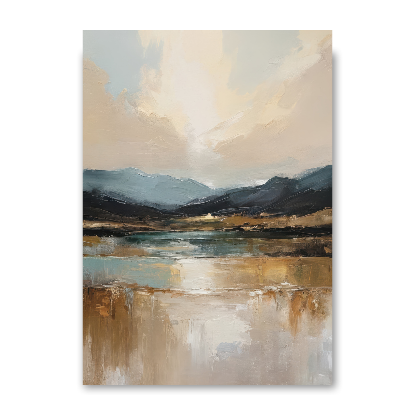 Mountain Valley at Dawn by Alpenglow Workshop