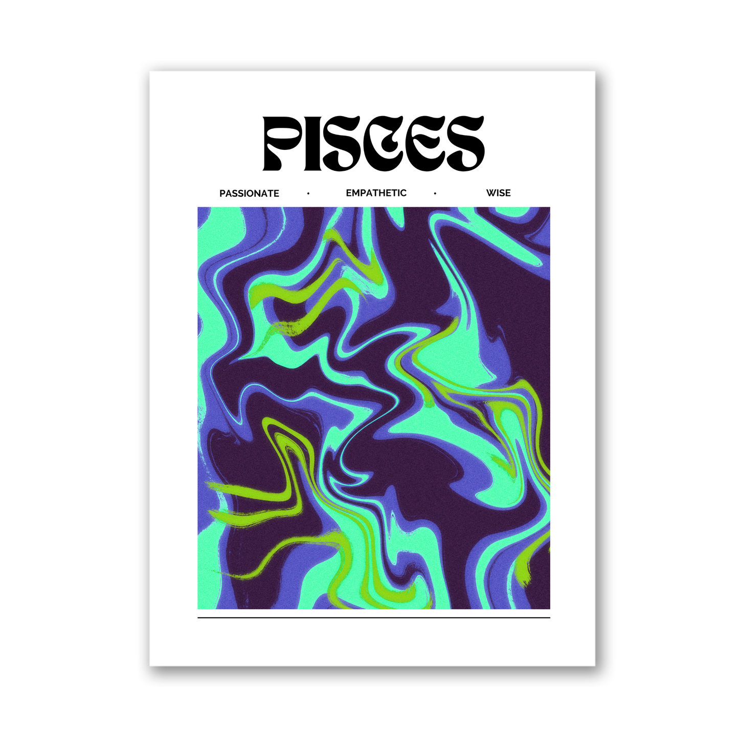 Pisces Star Sign by Athena Art