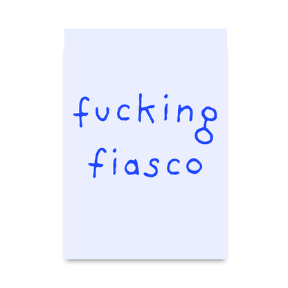 Fiasco by Athena Art