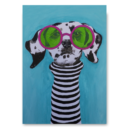 Stripy Dalmatian by Coco Deparis