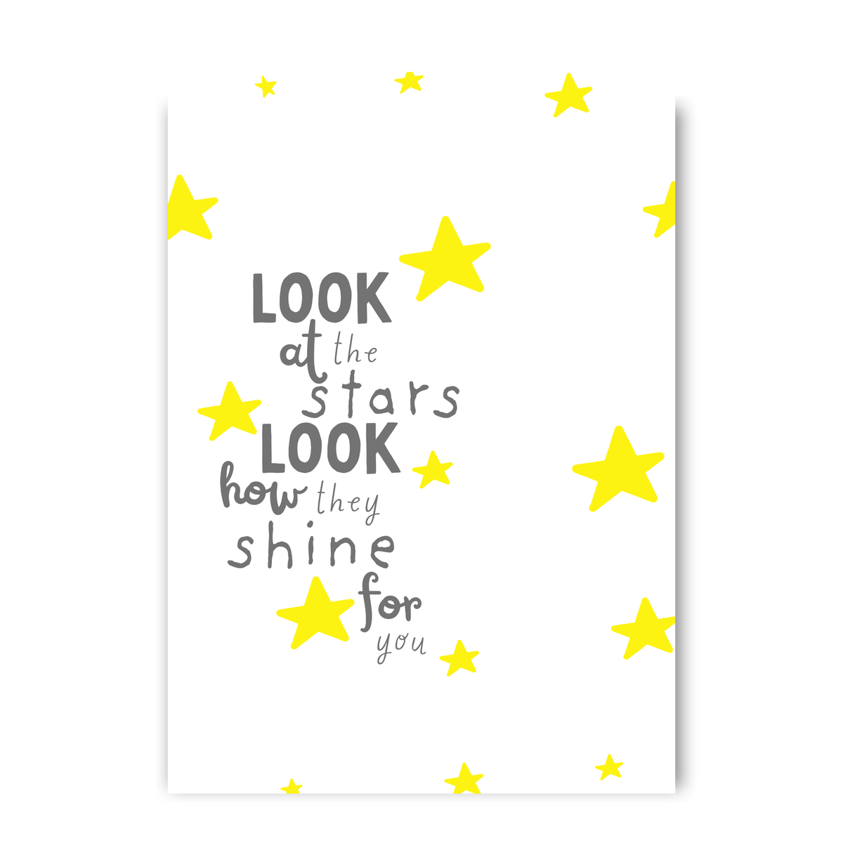 Look At The Stars by Print Studio By Anya
