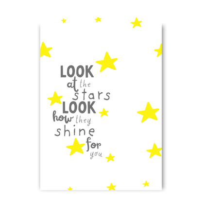 Look At The Stars by Print Studio By Anya