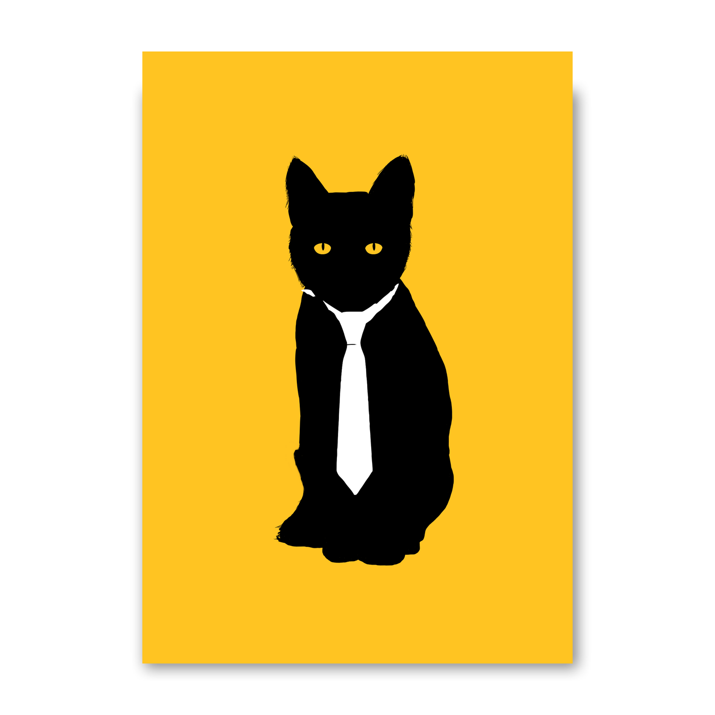 Office Cat by Balazs Solti