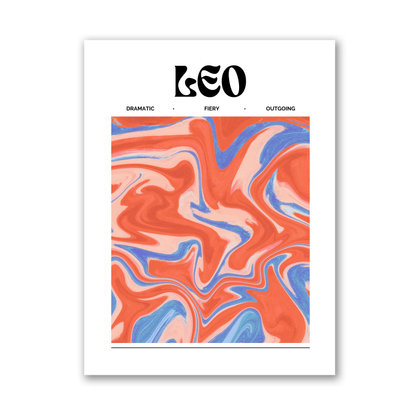 Leo Star Sign by Athena Art