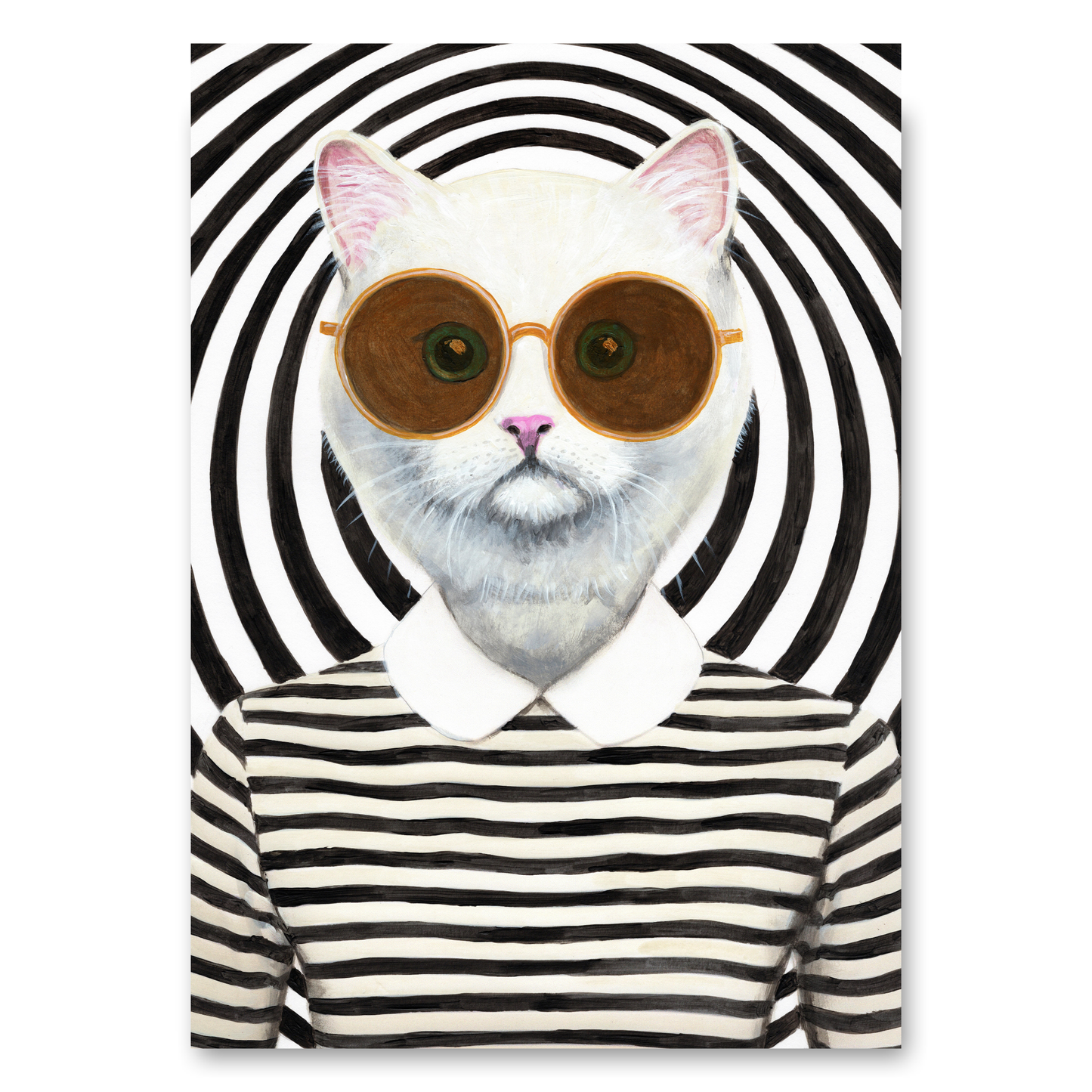 Stripy Cat by Coco Deparis