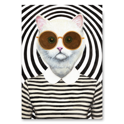 Stripy Cat by Coco Deparis