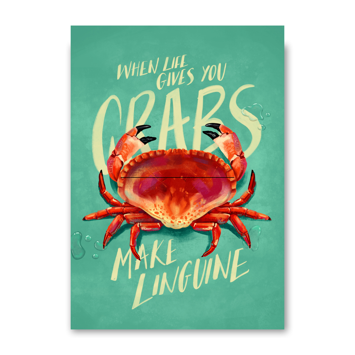 When Life Gives you Crabs by Mark Harrison Prints