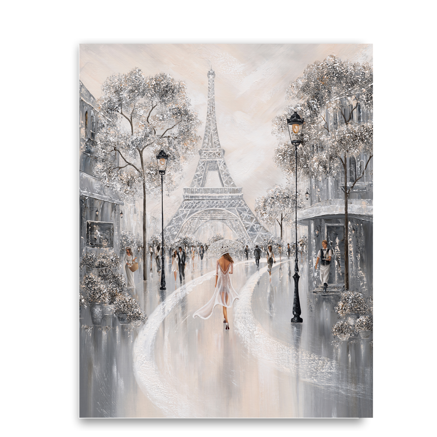 Eiffel Tower Flair of Paris by Isabella Karolewicz