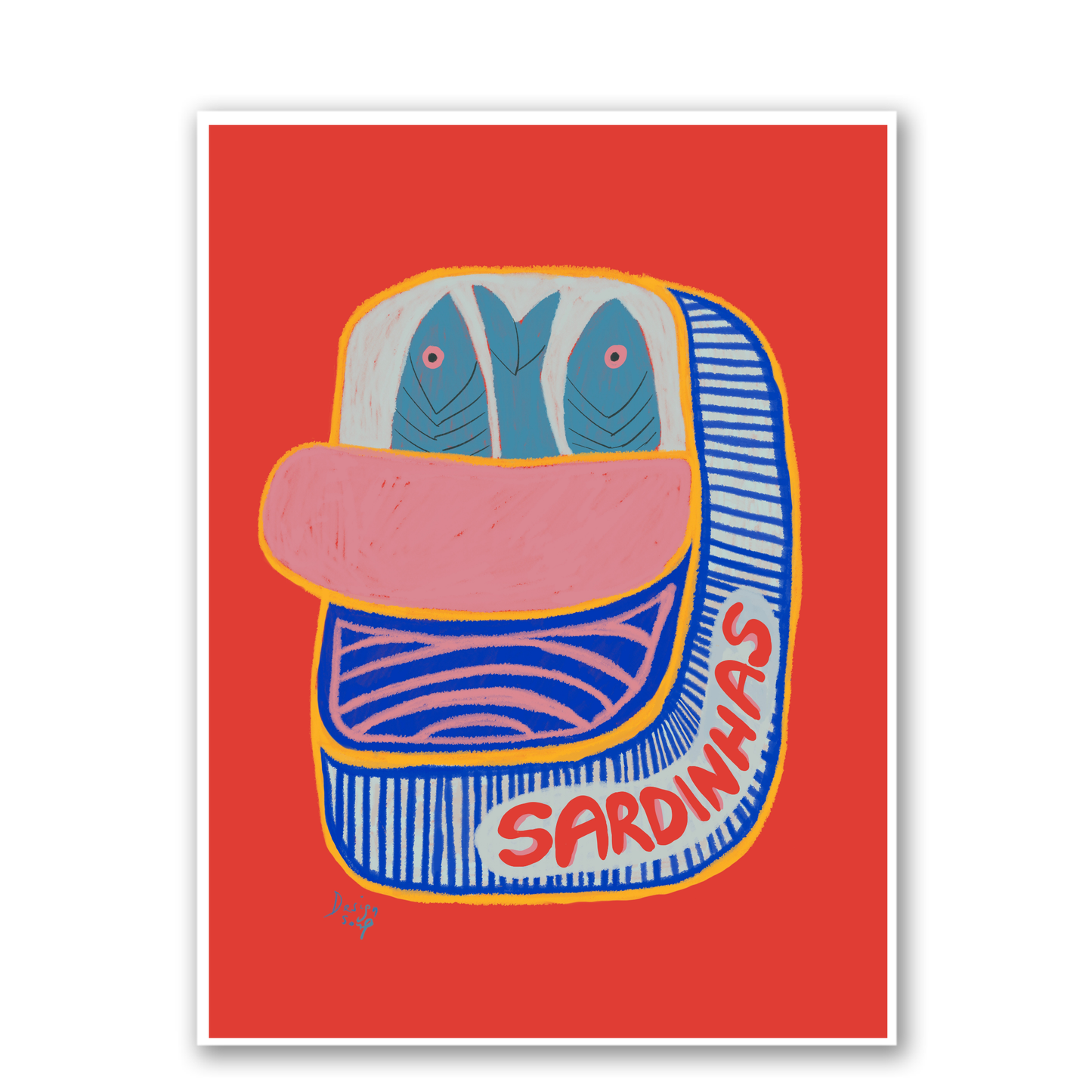Sardinhas by Alix Campbell Art