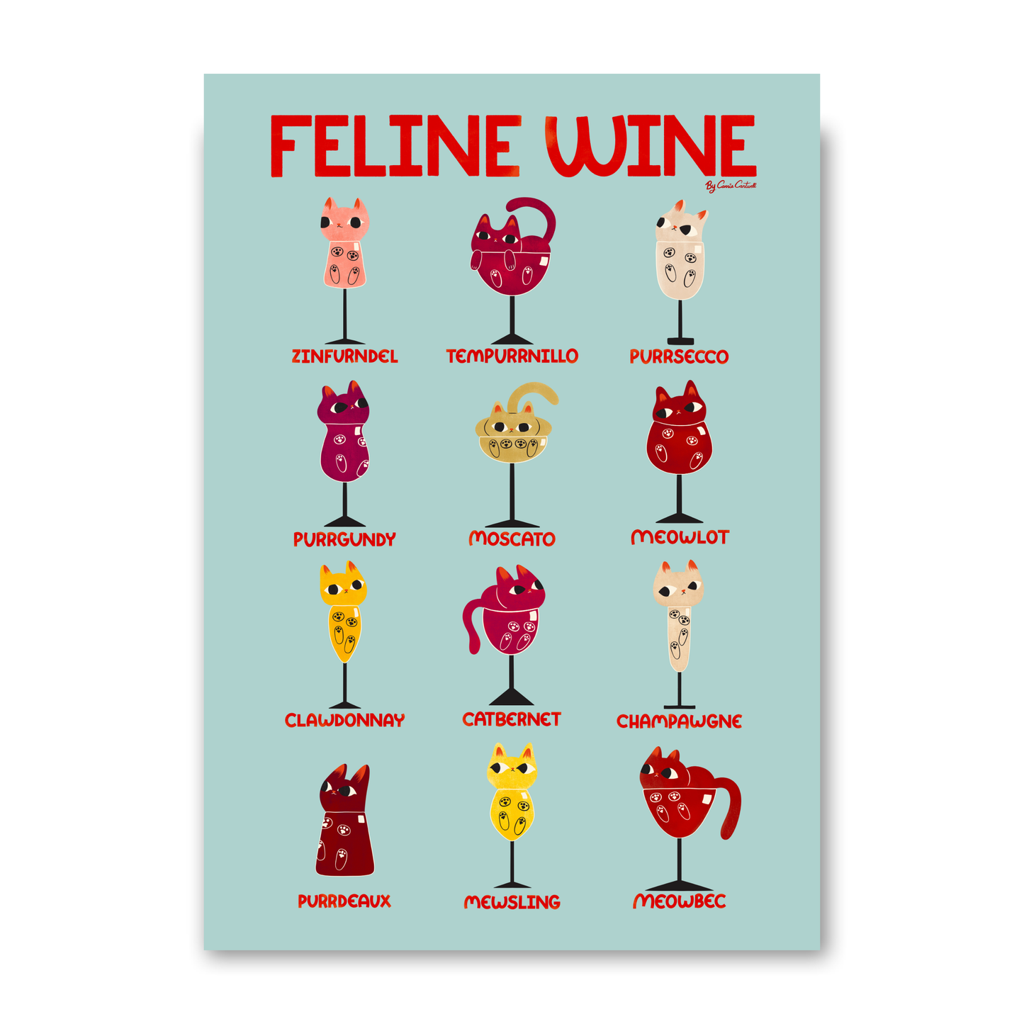 Feline Wine by Carrie Cantwell