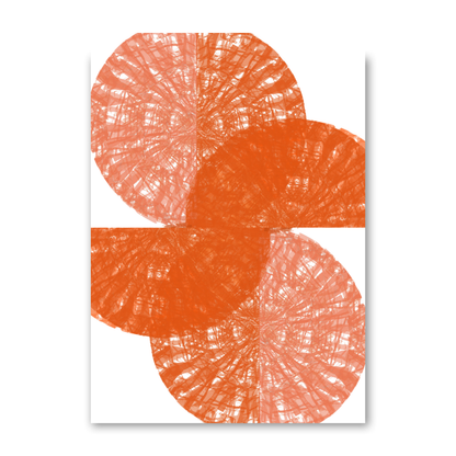 Orange Circle Fans 1 by Cartissi