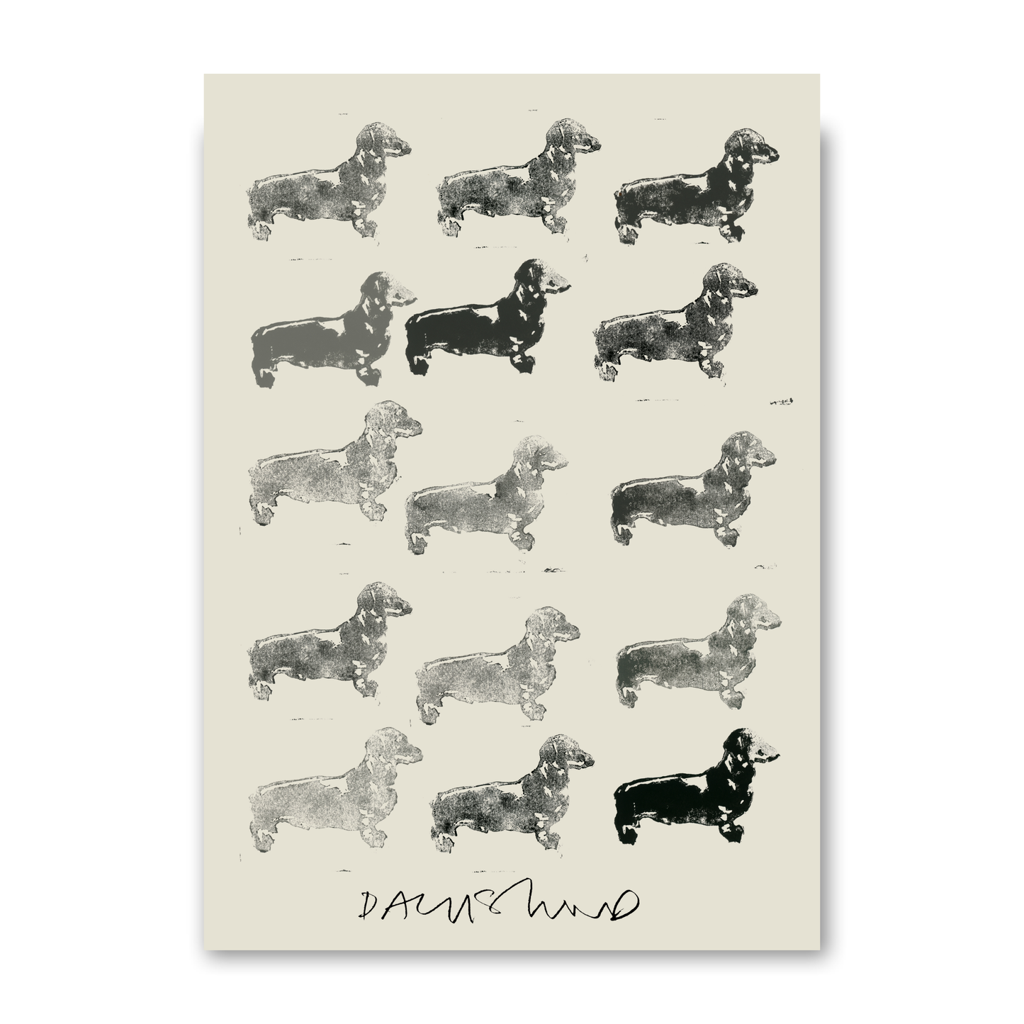 Daschund Repeats by Cartissi