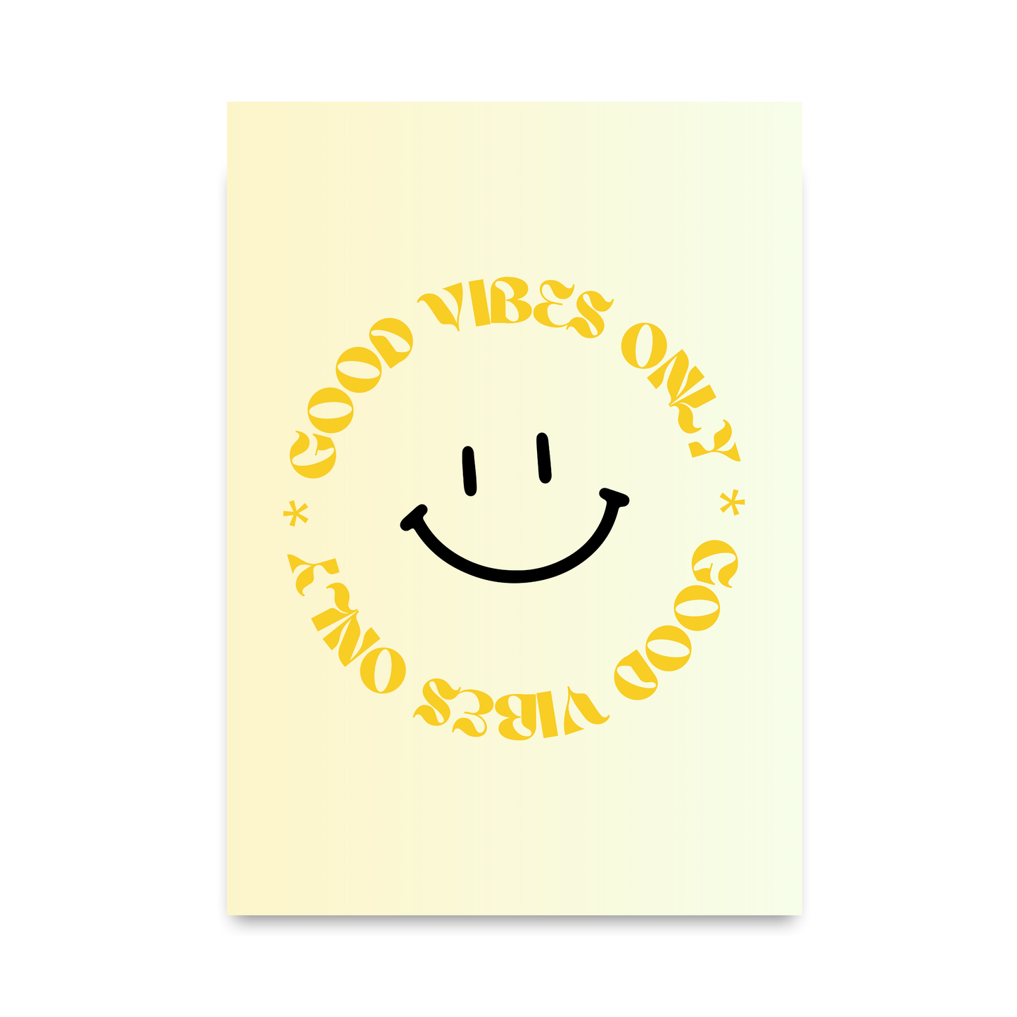 Good Vibes Only by Athena Art