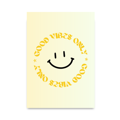 Good Vibes Only by Athena Art