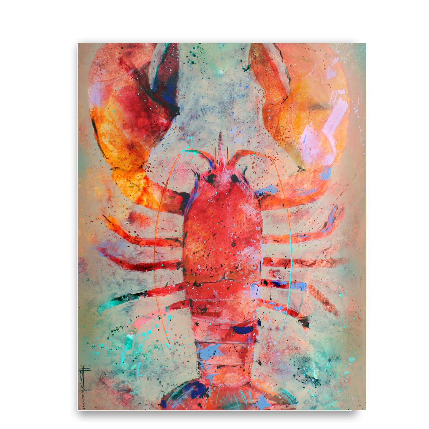 Arty Lobster 1 by STUDIO PAINT-ING