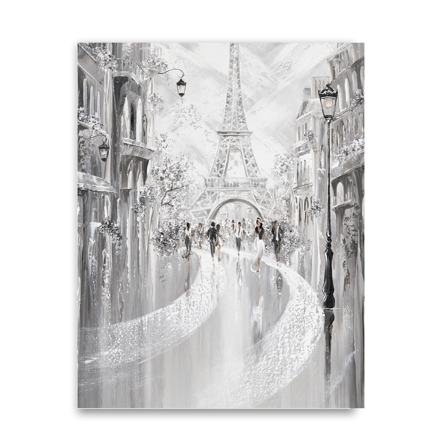 Eiffel Tower Silhouettes by Isabella Karolewicz