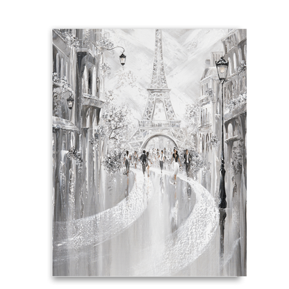Eiffel Tower Silhouettes by Isabella Karolewicz