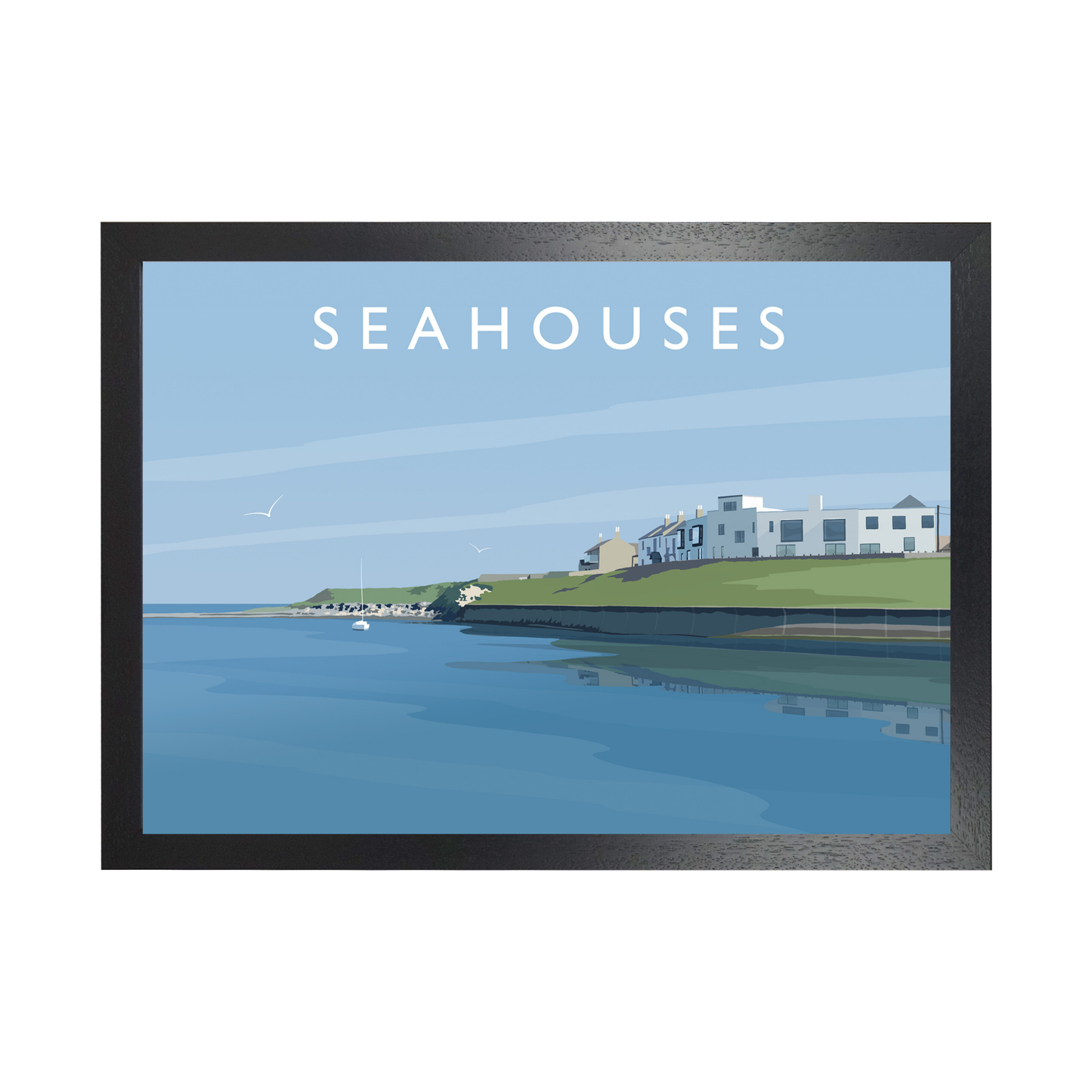 Seahouses Art Print by Richard O'Neill