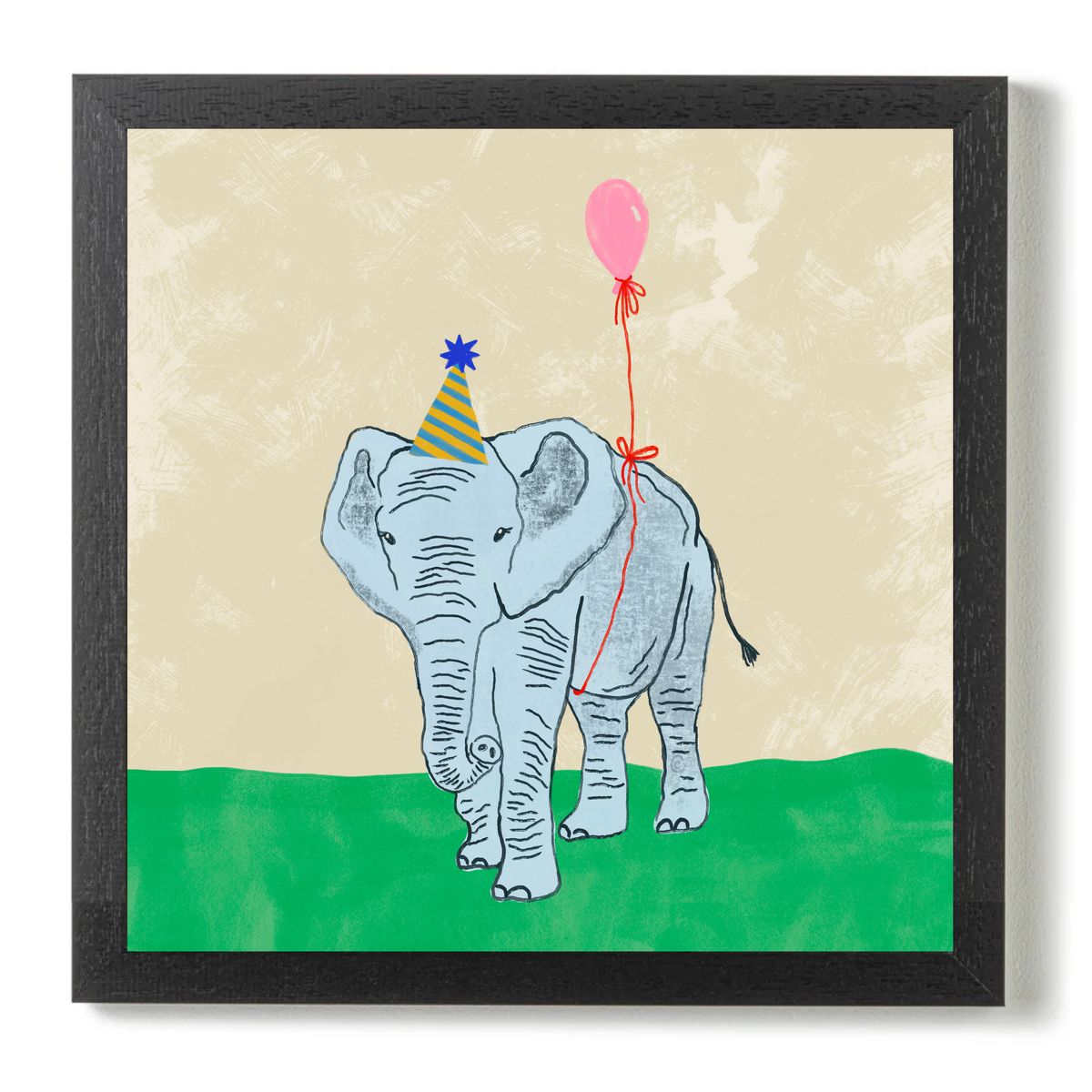 Party Animal Elephant by Carrie Cantwell