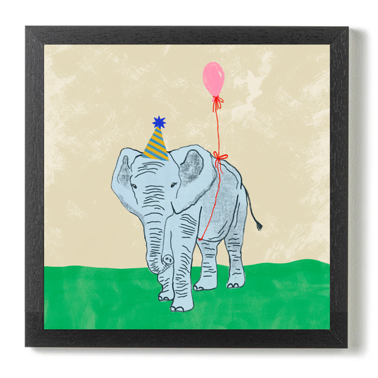 Party Animal Elephant by Carrie Cantwell
