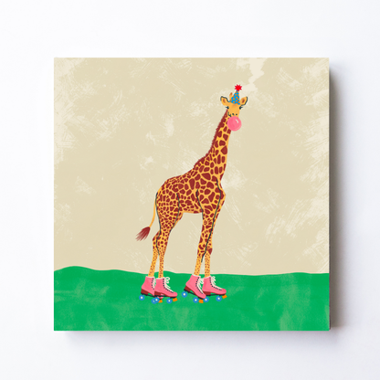 Party Animal Giraffe by Carrie Cantwell