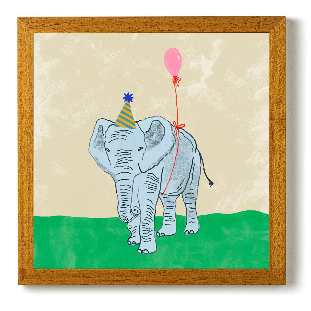Party Animal Elephant by Carrie Cantwell