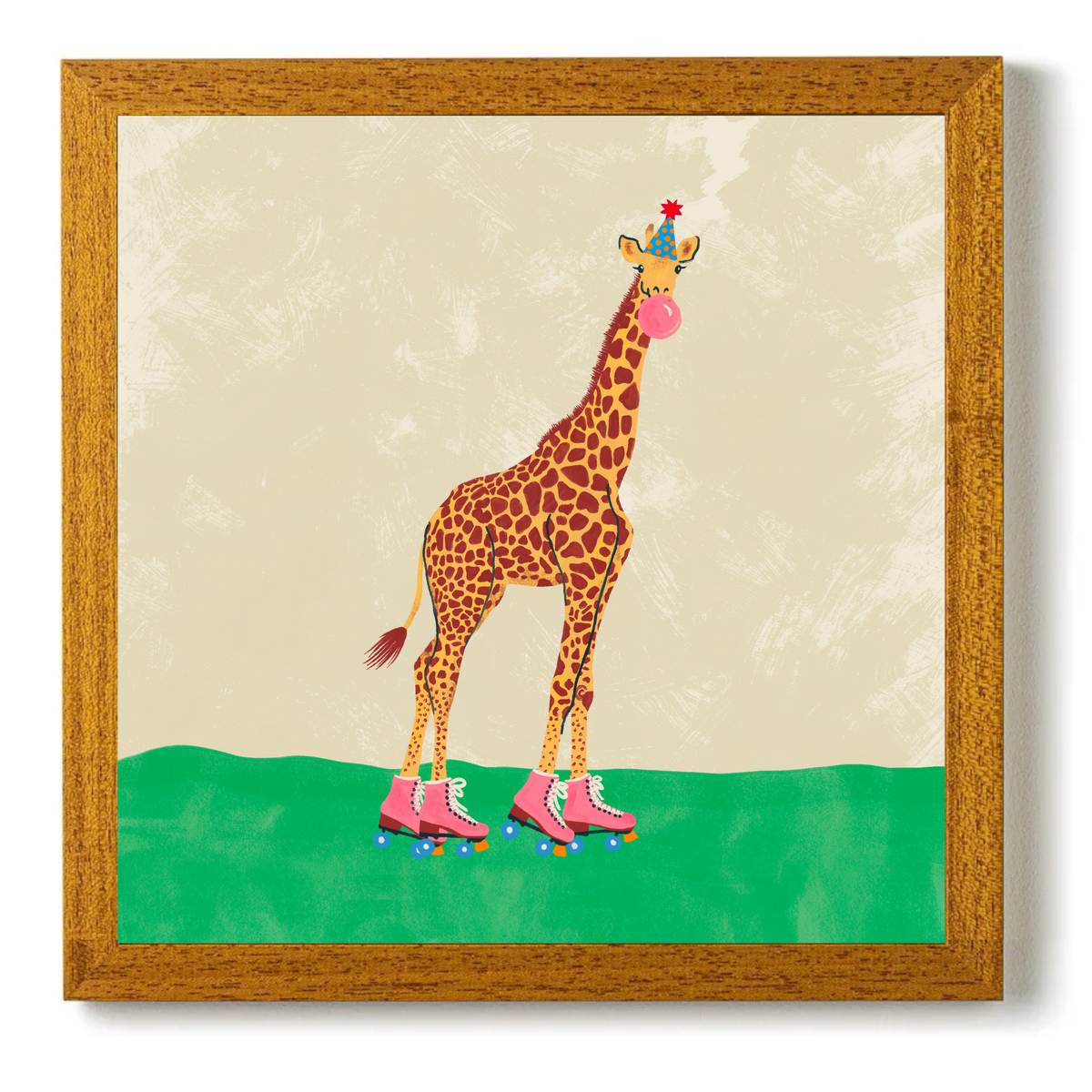Party Animal Giraffe by Carrie Cantwell