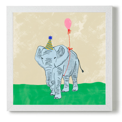 Party Animal Elephant by Carrie Cantwell
