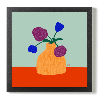 Potted Florals by Alix Campbell Art